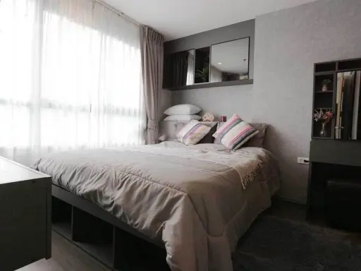 Condo for rent, Ideo Sukhumvit 93, 7th floor, corner room, pool view, ready, don't wait !!