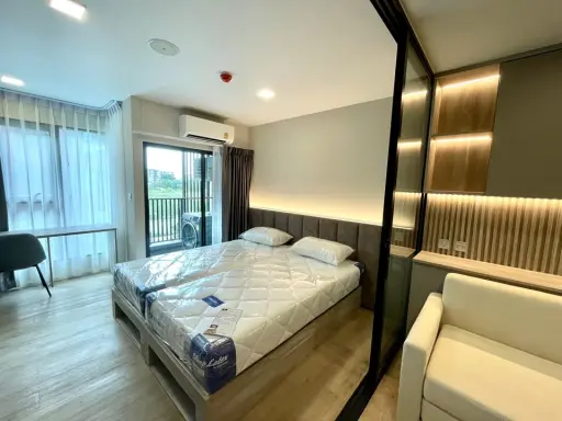For rent, Kev TU, 4th floor, Garden View, separate room. with full electrical appliances Reserve now. images
