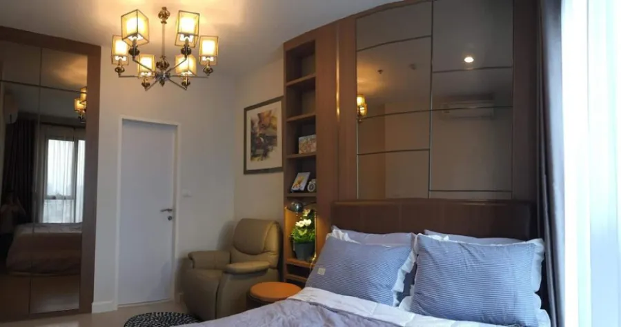 Sell / rent Condo The Niche Pride Thonglor-Phetchaburi, south, canal view, Saen Saep, beautiful room, don't wait.