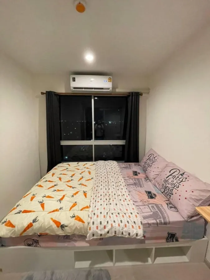 For rent, The Kith Plus Phaholyothin-Khu Khot, spacious room, fully furnished, hurry to book.