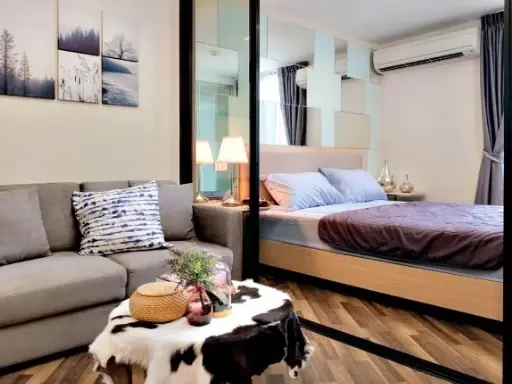 ให้เช่า Beyond Sukhumvit มาพร้อมเฟอร์และเครื่องใช้ไฟฟ้าที่ครบครัน สนใจจองเลย