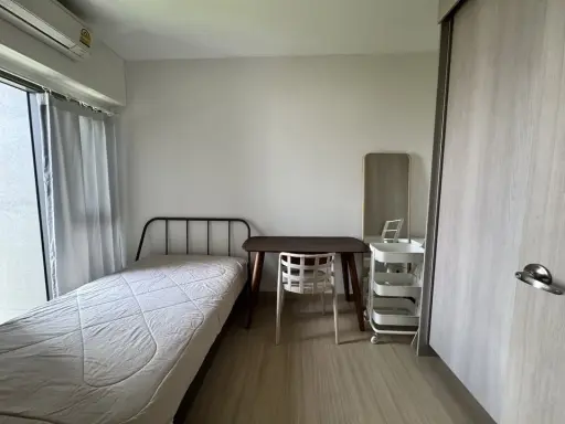 ให้เช่า Whizdom Connect Sukhumvit ชั้น 12 facilities ครบเซต มาแต่ตัวเข้าอยู่ได้เลย