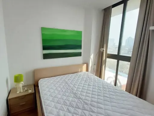For rent!! Condo Ideo Mix Sukhumvit 103, 7th floor, Building B, beautiful room, fully furnished, ready to move in. Don't miss it!!