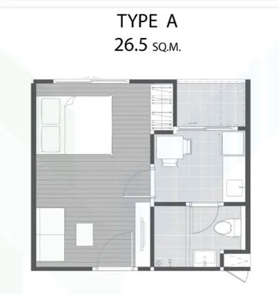Selling Lesto Sukhumvit 113, empty room, 8th floor, good price, decoration line, room must hurry and reserve now, don't miss it