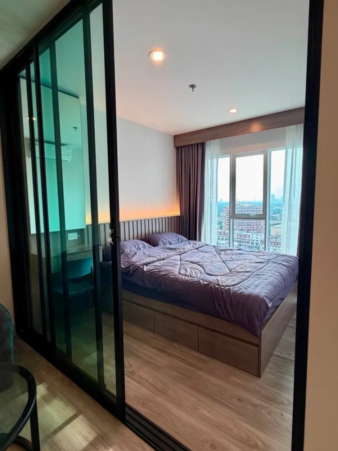 ให้เช่าคอนโด Regent Home Bangna ชั้นสูง วิวแม่น้ำสวย เฟอร์นิเจอร์บิวท์อินครบ พร้อมเข้าอยู่ มาจองเลย