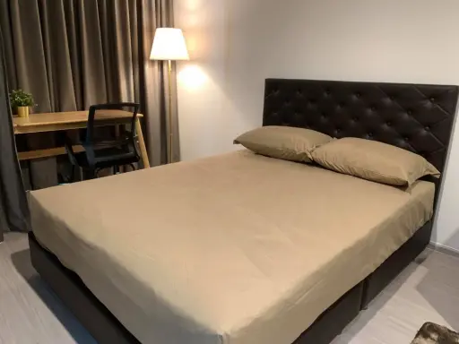 Urgent for sale, Condo Life Ladprao, Building A, high floor, great view, with full built-in furniture. If interested, hurry up.