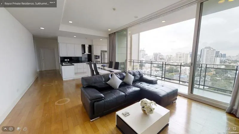 ให้เช่า Royce Private Residences ขนาด 111 ตร.ม. ชั้น18 ไม่บล็อควิว เฟอร์ครบ แบบนี้ต้องจอง