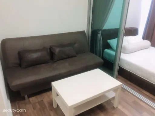 Condo for rent, a space with Bangna, fully furnished, new room, ready to move in, reasonable price, don't wait.