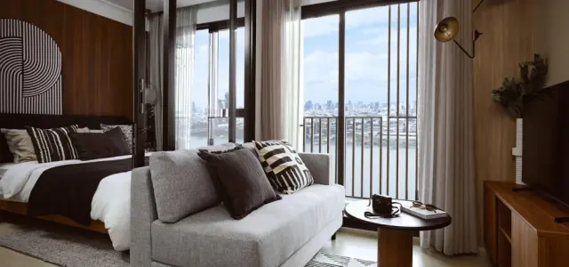 ขายดาวน์ Nue Riverest Ratburana อาคาร G ห้องเห็นวิวแม่น้ำ ชั้น 28 สูงมากเวอร์ รีบจองเลย images