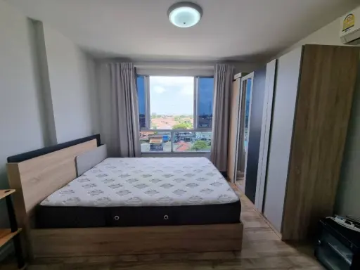 D Condo Onnut-Rama 9 for rent. Nice room, fully furnished with appliances. Just bring your belongings and move in! Don't wait!