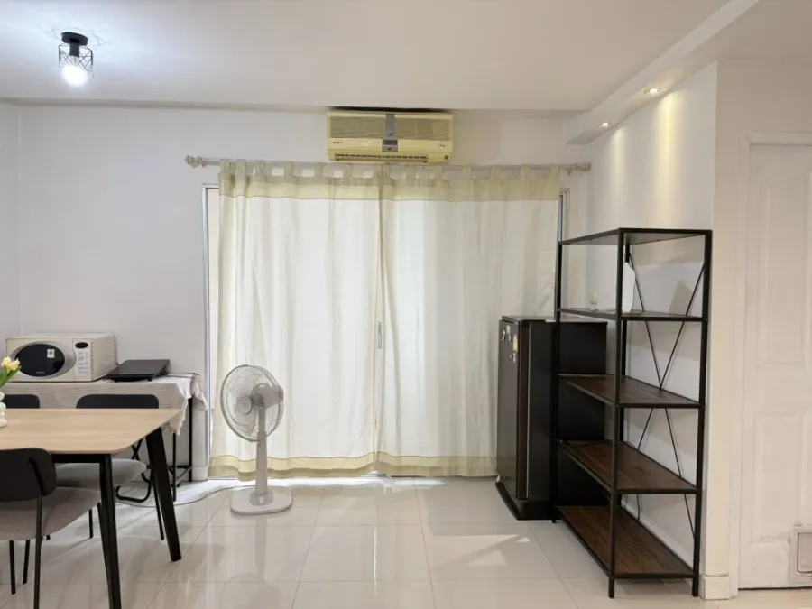 For rent: Supalai City Home Ratchada, 2 bedrooms, spacious living area, fully furnished. Book now!