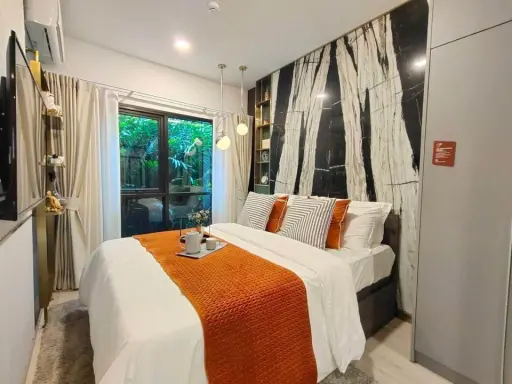 ขายดาวน์ ห้องแปลนหายาก วิวสวนส่วนตัวและสามารถเลี้ยงสัตว์ได้ รีบมาจองที่คอนโด เมทริส ดิสทริค ลาดพร้าว images