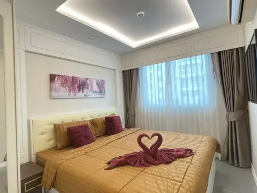 ให้เช่าคอนโด ดิ โอเรียนท์ จอมเทียน รีสอร์ท & สปา (จอมเทียน) ห้องสว่างกว้างแยกพื้นที่เป็นสัดส่วน ตกแต่งน่าอยู่ รีบจองด่วน