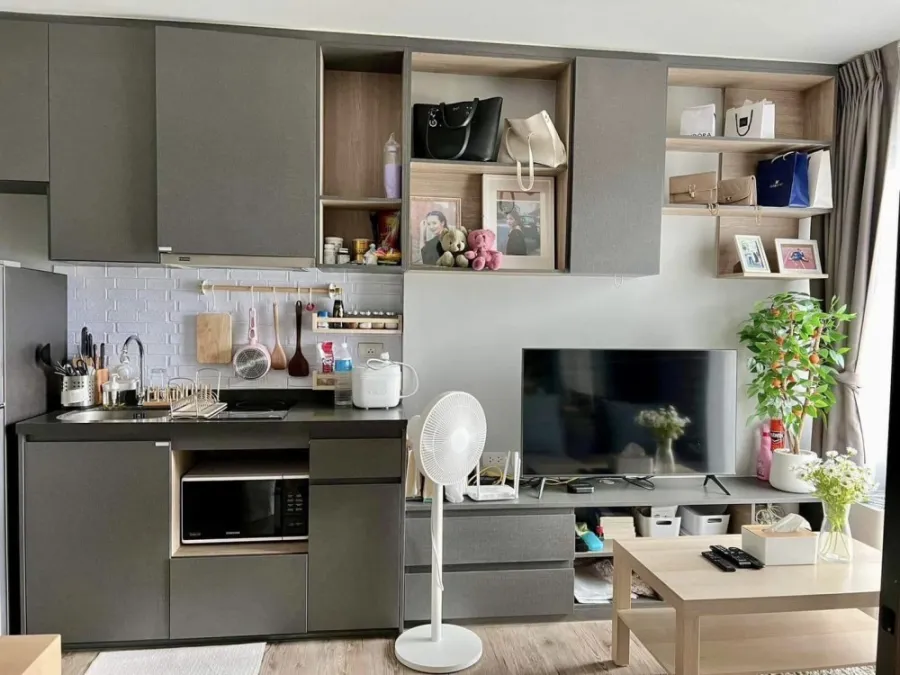 For rent, Espen Condo Lasalle, 8th floor, fully furnished room, comes at a low price that you should not miss.