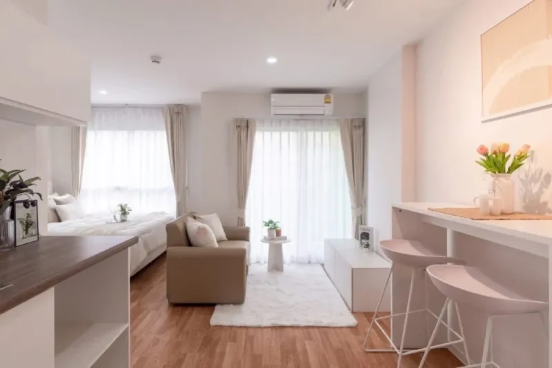 ขาย Lumpini Ville Pranangklao-Riverview ห้องน่าอยู่ เฟอร์ครบ + เครื่องใช้ไฟฟ้าพร้อม จองเลย