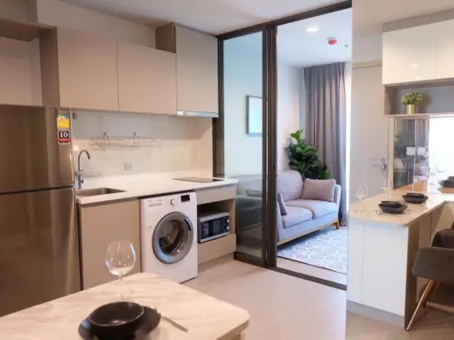 Build-in ทั้งห้อง เรียบหรู ดูมีระดับ ให้เช่าคอนโด Life Ladprao บ่ายๆลมเย็นสบาย วิวสูงสวยมาก รีบเลย images