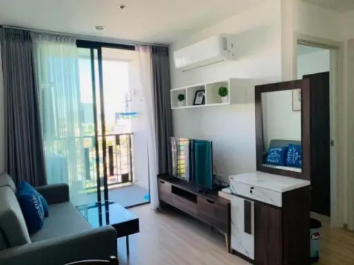 Condo for rent at Artemis Sukhumvit 77, 15th floor, beautiful decoration, beautiful view, ready to move in.