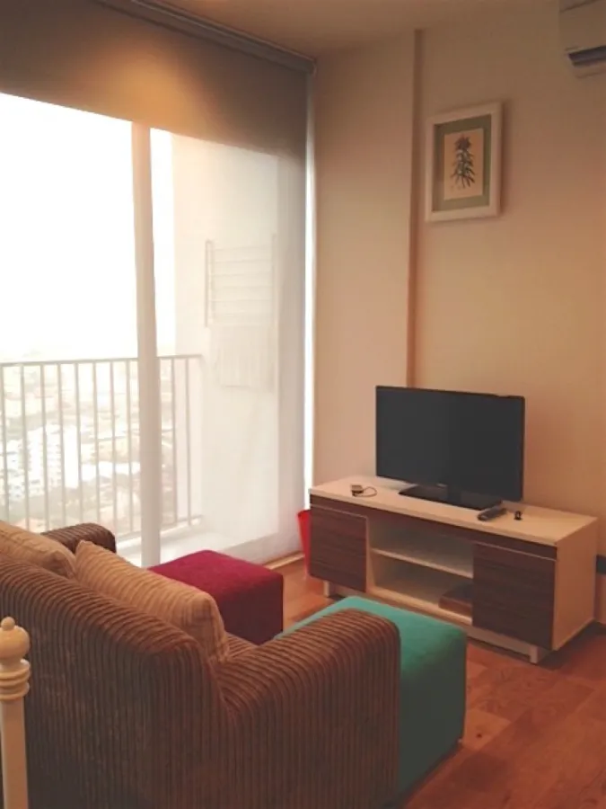 Condo for sale, for rent, Fuse Sathorn-Taksin, high floor, good view, fully furnished, can't miss it, urgent.