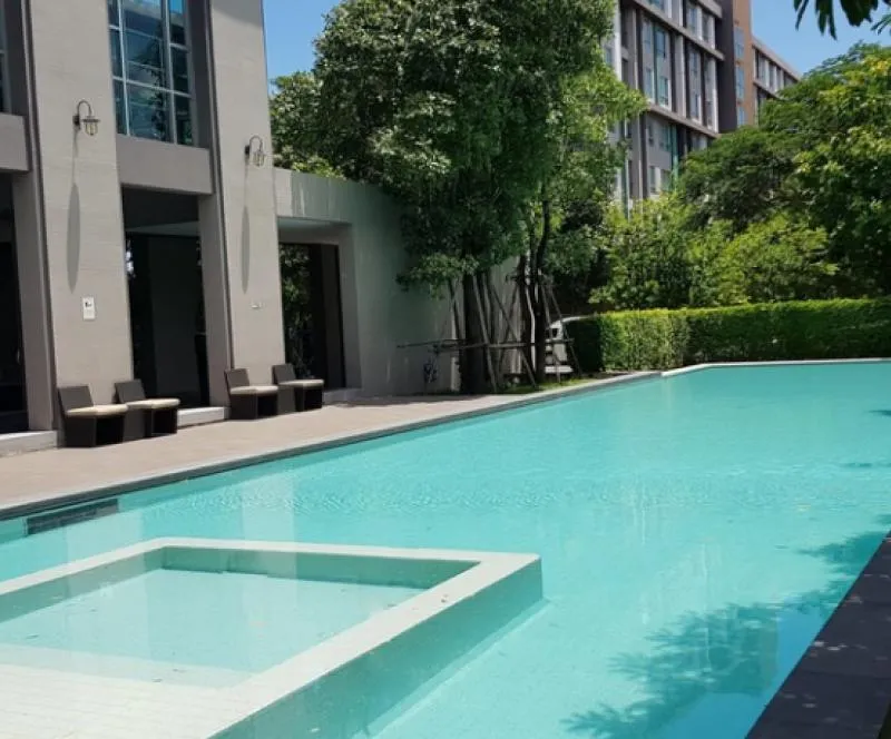 ขาย/ให้เช่า ดีคอนโด แคมปัส รีสอร์ท บางนา ขนาด 30 ตร.ม. Build-in ทั้งห้อง แบบนี้ต้องจอง