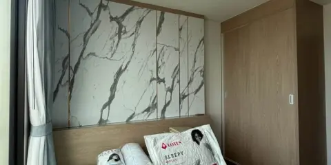 ปล่อยห้องเช่า คอนโดออริจิ้น รัชดา-ลาดพร้าว Type 1 bed plus วิวโล่ง ทิศใต้ ห้องติดฟิล์มกันร้อน เครื่องใช้ไฟฟ้าครบ จองเลย