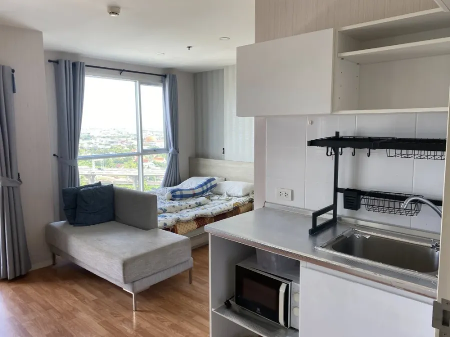 For rent: Lumpini Park Boromratchonnanee-Sirindhorn, ready to move in, fully furnished, high floor, affordable price. Reserve now before it's too late