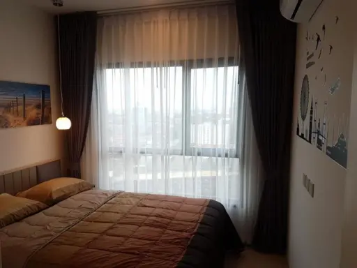 For rent urgently!! Condo The Tree Sukhumvit 71-Ekkamai, high floor, beautiful view, ready to move in. Don't miss it!!