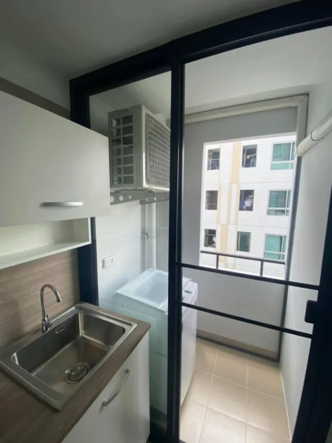 For rent, Plum Condo Phahon Yothin 89, Phase 1, private corner room, quiet, furniture in the room, carefully selected, urgently