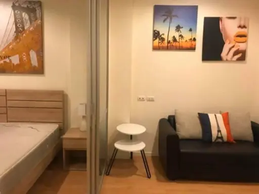 Condo for sale Lumpini Ville On Nut - Phatthanakan, 1 bedroom, 1 bath, beautiful decorated room, fully furnished, ready to move in, beautiful view