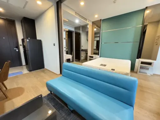 For rent Ashton Chula-Silom (North), view of Red Cross, horse racetrack, complete with electrical appliances, ready to move in