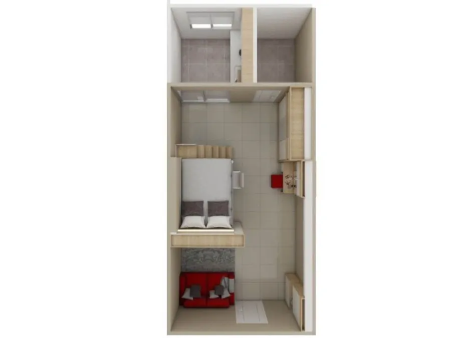 Sale/rent!! Condo Supalai Park Kaset, 7th floor, Building A, completely renovated. Built-in in the whole room. Book now.