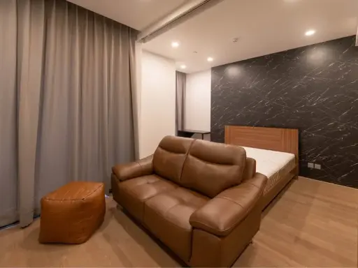 For rent: Ashton Chula-Silom, ready to move in, 1 bedroom, high floor, Chao Phraya River view, brand new furniture, ready to move in, book now before