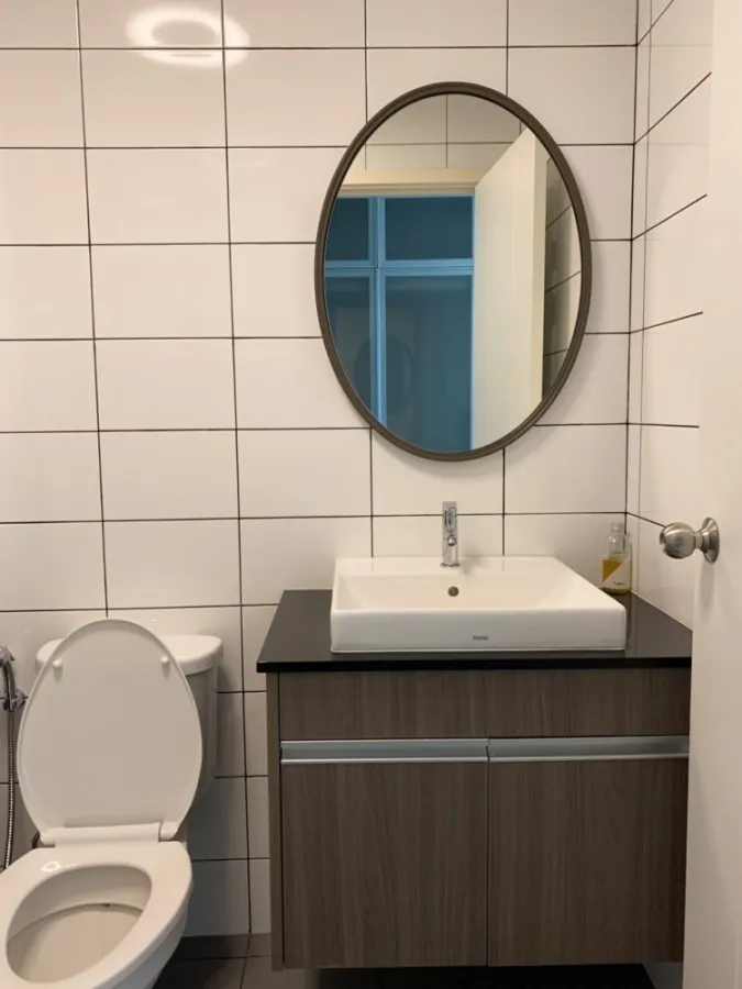 Chapter One Eco Ratchada-Huay Kwang Condo for rent, Studio room, high floor, good atmosphere, fully furnished, finish in one room
