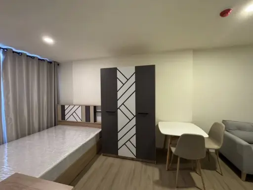 For rent: The Origin Sukhumvit - Praksa. A lovely unit on the 12th floor, fully furnished. Just bring your suitcase and move in!