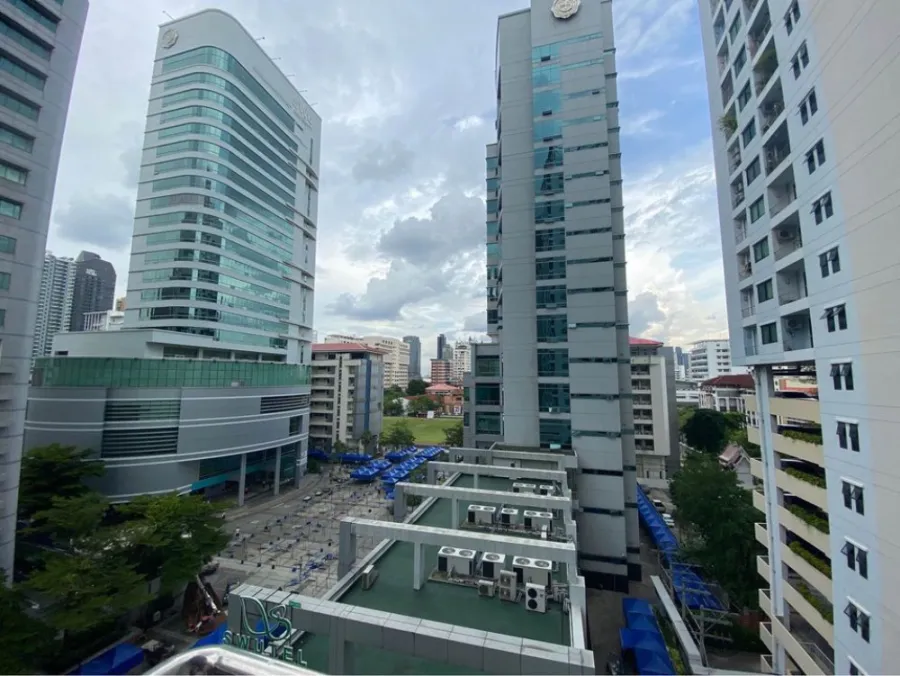 Condo for rent, Supalai Premier Place Asoke, 1 bedroom, large size, ready to move in, near the university, don't wait!