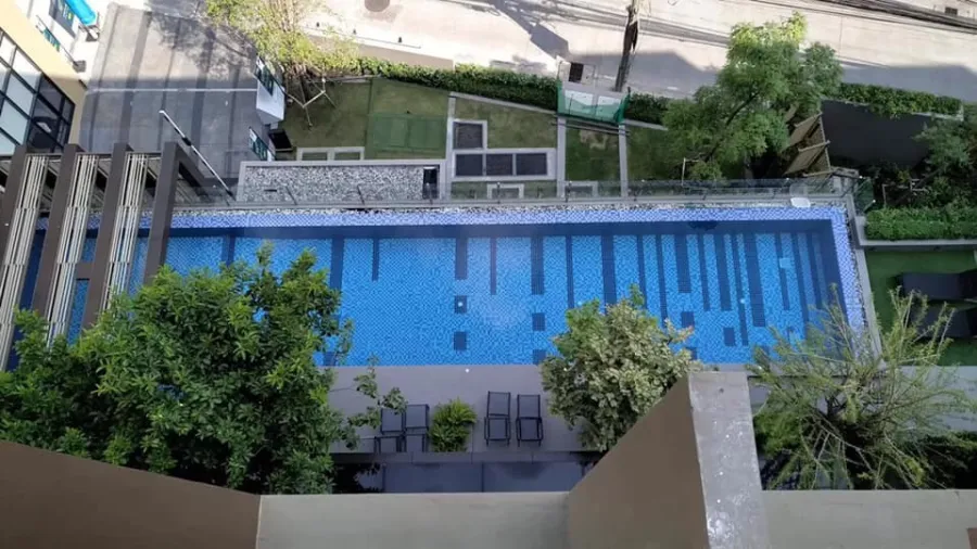 Condo for rent, sale, The Tree On Nut Station, nice room, fully furnished, pool view, good price, don't miss it