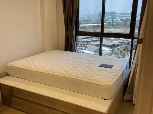 For sale, for rent: The Excel Hideaway Sukhumvit 50, 8th floor, view of the curve of Khlong Phra Khanong, no buildings blocking the view, reserve now,