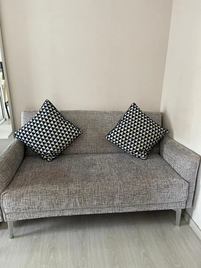 Beautiful room, nice to live in. For rent, Plum Condo Park Rangsit, most decorated, carefully selected furniture, book now.