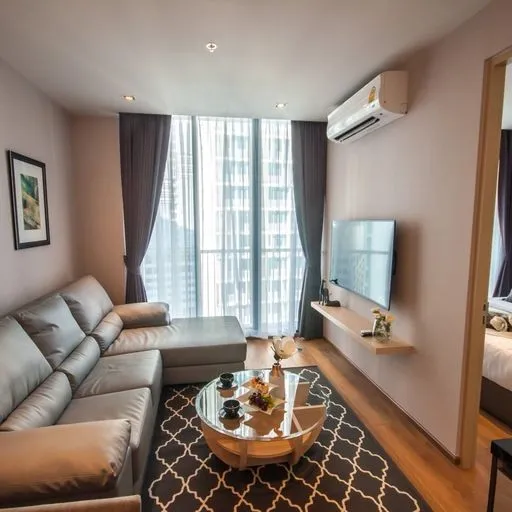 Condo for sale, Park 24 Origin Phrom Phong, beautiful room, fully furnished, complete with furniture and electrical appliances, book now.