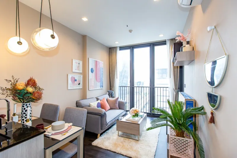 ขายคอนโด The Line Asoke Ratchada ห้องแต่งน่าอยู่ เฟอร์ เครื่องใช้ไฟฟ้าครบ ไม่ซื้อคือพลาด