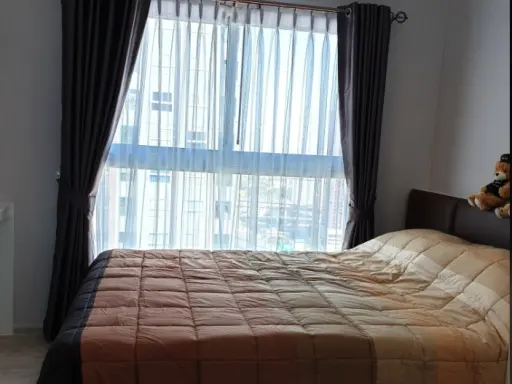 ให้เช่า Plum Condo Ramkhamhaeng Station เตียงไซด์ใหญ่สุดอลังการ นอนหลับสบาย ใครๆก็ชอบ
