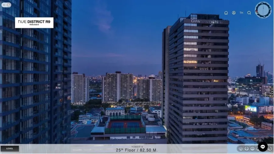 ขายดาวน์ Nue District R9 ห้อง combined ใหญ่กว่า 2 ห้องนอนปกติของโครงการ ชั้นสูง ไม่จองถือว่าพลาดมาก