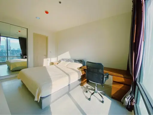 For rent Rhythm Sukhumvit 42, ready to move in, complete with furniture and electrical appliances, just drag your bags and move in.