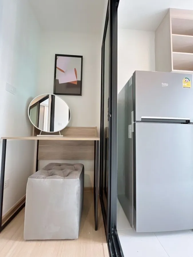 Condo for rent, Chewathai Hallmark Lat Phrao-Chokchai 4, nice room, fully furnished. Ready to drag your bags in.