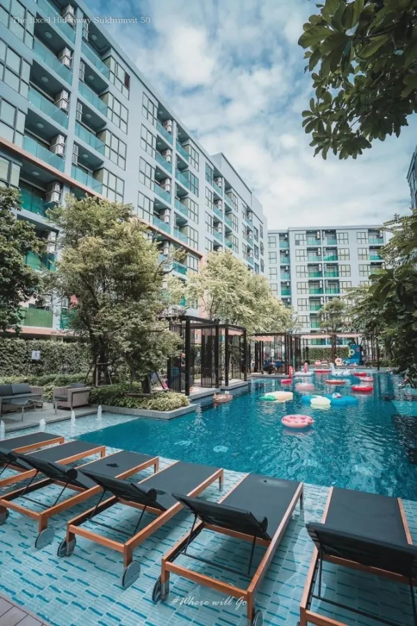 For rent The Excel Hideaway Sukhumvit 50 ห้องวิวทุ่งหญ้าและแม่น้ำ พร้อมส่วนกลางสุดปัง พลาดไม่ได้แล้ว