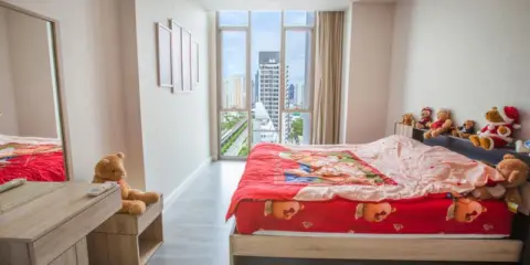 ปังเว่อร์ ให้เช่าCondo The Room BTS Wongwian Yai ห้องแต่งสวย เฟอร์+เครื่องใช้ไฟฟ้า ติดBTS จองด่วนน