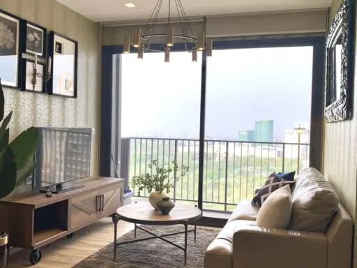 For rent: THE LINE Jatujak, corner room, 31st floor, very high, beautiful view of Chatuchak Park, fully furnished, hurry and book now. images