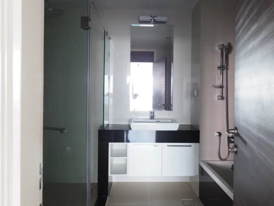 Condo for rent, Supalai Prima Riva, high floor, beautiful view, complete built-in furniture, don't wait.