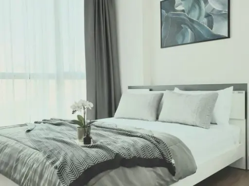 For rent urgently! Supalai Oriental Condo, Sukhumvit 39, fully furnished. Fully furnished and ready to move in, book now!