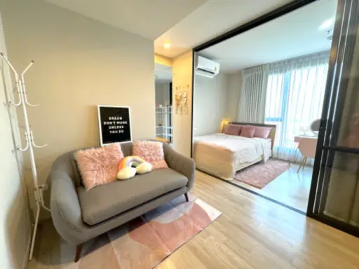 ให้เช่า ไอดีโอ โมบิ สุขุมวิท อีสต์พอยท์ ชั้น 27 ห้องมุม ห้องสวย มาพร้อมการตกแต่งที่ครบครัน จองเลยจ้า images
