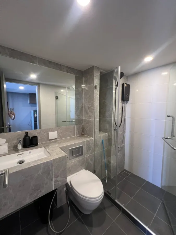 For rent The Origin Ladprao - Bangkapi ห้อง Duo space ชั้น 21 วิวรถไฟฟ้า แต่งครบจบที่นี่